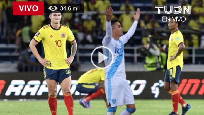Colombia vs Guatemala en vivo online gratis por TUDN