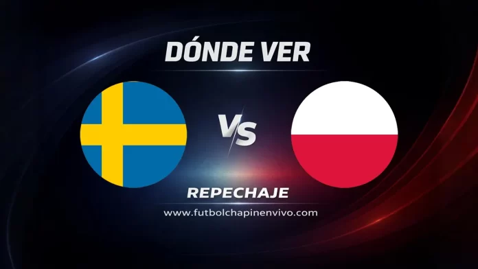 Dónde ver Suecia vs Polonia en vivo