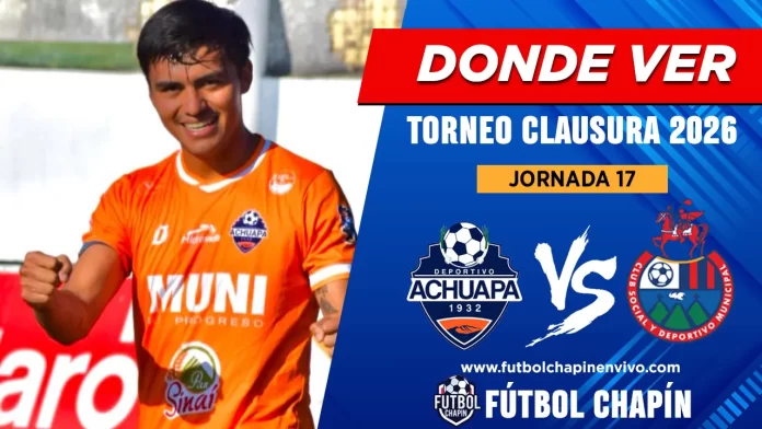 Dónde ver Achuapa vs Municipal en vivo