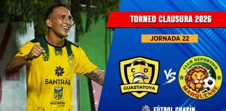 Guastatoya y Marquense cierran el Clausura 2026 con un duelo que puede definir el descenso Guastatoya vs Marquense