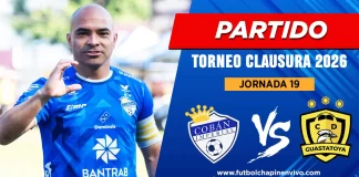Detalles del partido Cobán Imperial vs Guastatoya: horario y canal en la Jornada 19 del Clausura 2026 Partido Cobán Imperial vs Guastatoya