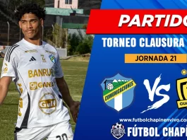 Partido Comunicaciones vs Guastatoya