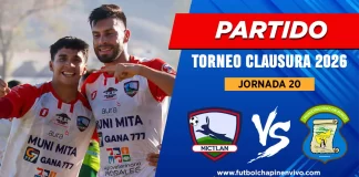 Hora y canal del Mictlán vs Mixco en la Jornada 20 del Clausura 2026 Partido Mictlán vs Mixco
